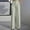Gray, variant on Plus Size Wide Leg Pants Women's High Elastic Waisted in the Back Business Work Trousers Long Straight Suit Pants Army Green L(L)