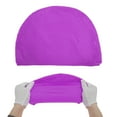 thumbnail image 5 of Unique Bargains 1 Pc Waterproof Ellipse Texture Swimming Cap Purple, 5 of 6
