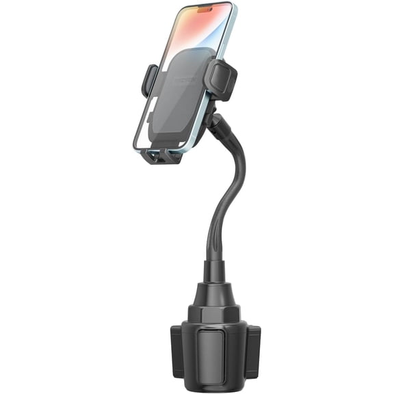 Cup Phone Holder for Car, Upgraded Car Phone Holder Phone Mount for Car with Expandable Base, Cell Phone Cradles Compatible with iPhone Samsung All 4.0-7.0 inches Phones