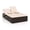 Beige, variant on Biotree Patio Double Chaise Lounge with Cushions and Folding Side Trays Stackable Patio Chair for Garden Backyard, Gray