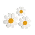 thumbnail image 4 of 3 piezas de decoración de margaritas de madera, decoración de flores de margarita, artesanías, centros de mesa, letrero floral para entrada del, 4 of 9