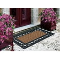 thumbnail image 2 of A1 Home Collections 36"×24" Natural Coir & Rubber Doormat - Decorative Welcome Design, Heavy Duty Coconut Fiber Entry Mat with Non-Slip Backing - Anti-Shed Treated, Low Profile Outdoor Front Door Mat, 2 of 7