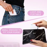 300Pcs Oil Absorbing Face Paper Compact With Mirror and Powder Puff, Portable Blotting Paper for Shine Control, T-Zone Oil Control, Makeup Touch Up, Lightweight Travel Beauty Tool