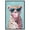 Black Frame, variant on Pastel Cheetah Bubblegum Canvas Glam Wall Decor by Art Remedy, Gallery Wrapped, 16 x 24