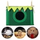 thumbnail image 4 of Nido para conejillos de indias, cama para dormir y descansar, casa túnel para hámsteres pequeños L verde, 4 of 9