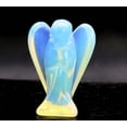 thumbnail image 1 of Piedra opalita hecha, tamaño de bolsillo, ángel de oración, 1 of 4
