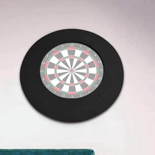 Tablero de dardos envolvente portátil y ligero, ideal para sala de juegos, garaje y oficina. Diámetro exterior 68cm