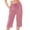 Pink 2, variant on Wensltd Women Linen Pants Solid Color Casual Summer Fall Pants