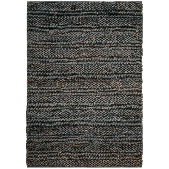 SAFAVIEH Natural Fiber Henrika Braided Area Rug, Grey, 3' x 5'