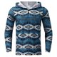 thumbnail image 4 of Sudaderas Con Capucha Para Hombre Jersey Con Estampado de Moda Estampado Geométrico Gráfico Sudadera Con Capucha de Bolsillo Ligero Tops Sudaderas Odeerbi ODB-4, 4 of 5