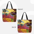 thumbnail image 2 of Balery Beautiful African Woman Bolsa de Mano para Mujeres con Cremallera, Bolsa de Gimnasio con Compartimentos, Bolsa para Laptop, Bolsa para Trabajo, 2 of 7