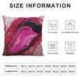 thumbnail image 5 of COMIO   Girly Pink Marbling Throw&nbsp;Pillow&nbsp;Covers Abstract Artwork Pillow&nbsp;Covers  Pastel Watercolor Marble Stone Pattern Decorative Pillow Covers, Foil Print Cushion Cases, 5 of 5