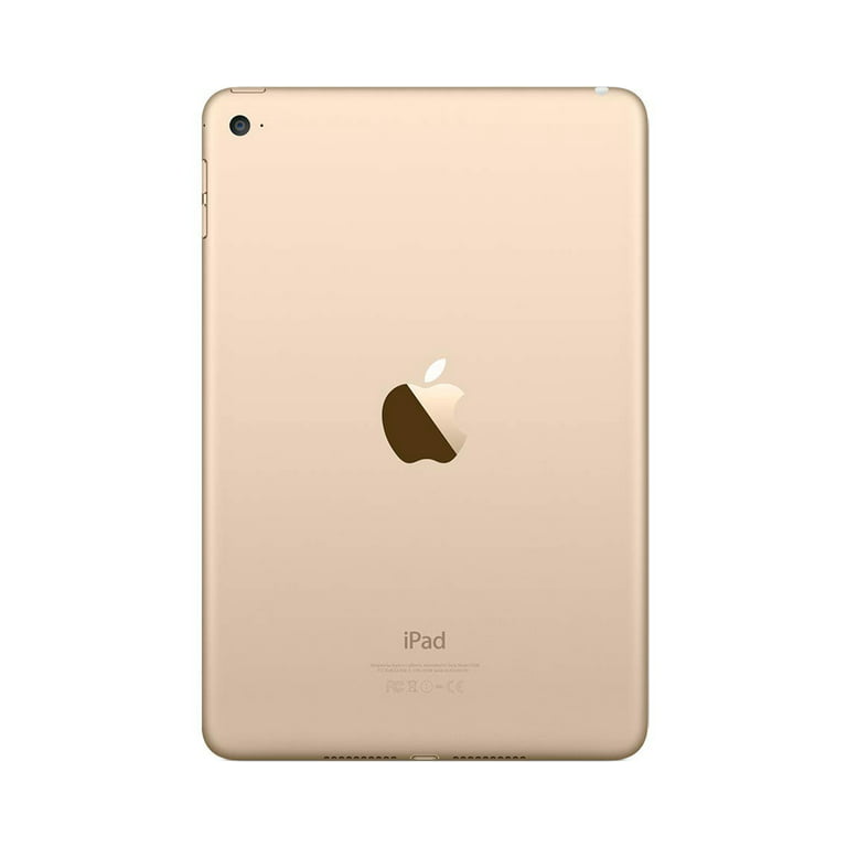 Restored Apple iPad Mini 4 - 128GB, Gold, 7.9-inch, Wi-Fi +4G