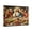 12" x 16", variant on Vintage Jesus Last Supper Canvas Wall Art Print , Christian Pictures Canvas Print Posters Wall Decor, Religious Christian Gifts Wall Art Home Decor for Church Living Room Dining Room Decor Framed