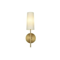Living District Mel 5 inch Wall Sconce in Satin Gold