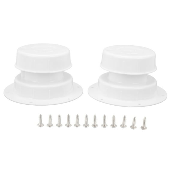 RV Plumbing Sewer Vent Cover,2Pcs RV Plumbing Vent RV Plumbing Sewer Vent Roof Cap RV Sewer Vent Cap Cover Sturdy Construction