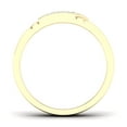 thumbnail image 3 of CARATS FOR YOU Men's Wedding Band 1/5 Cttw White Natural Diamond In 14K Yellow Gold Plated (0.19 Carat, I-J Color, I2-I3 Clarity) Ring Size-5.5, 3 of 5