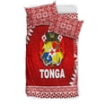 thumbnail image 2 of Escudo de Armas de Tonga Juego de Cama Versión Simplificada Rojo Lt8, 2 of 5