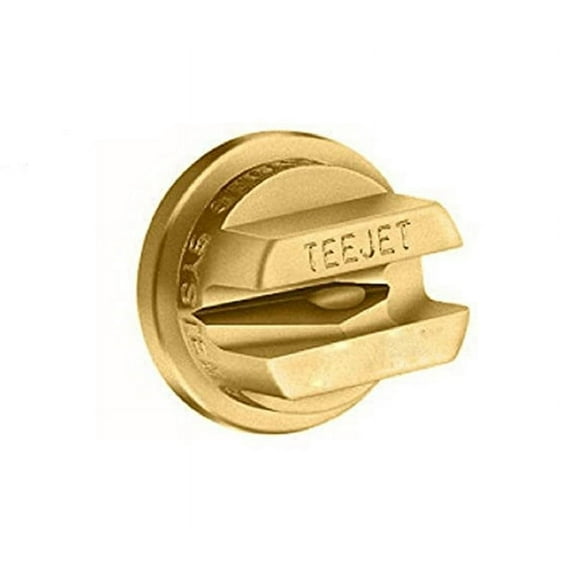 TeeJet Brass Off-Center Flat Fan Spray Tips Rated 0.10 GPM @ 40 PSI Farmer Bob's Parts OC-01