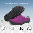 thumbnail image 4 of Winter Slippers for Men Women Warm Slip on House Slippers with Plush Lining Indoor Outdoor Anti-Skid Shoes, 4 of 7