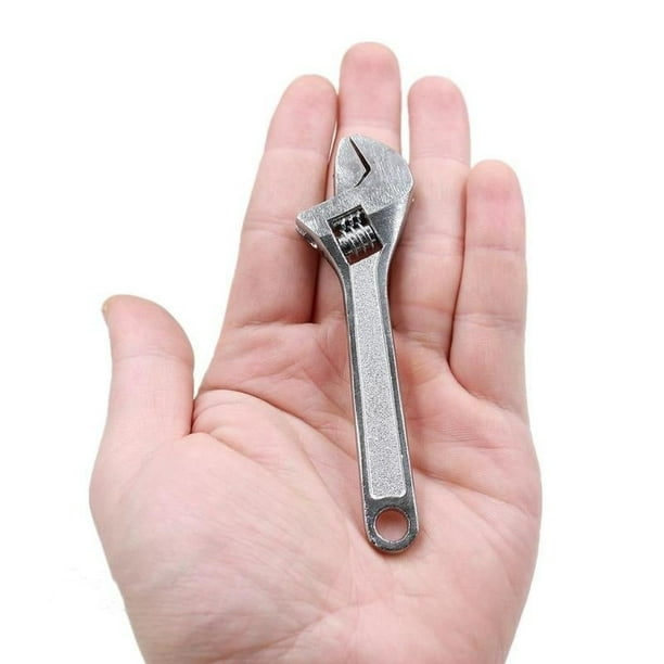 Mini Llave Ajustable de Extremo Abierto de 6 Pulgadas, Mini Llave Ajustable Flexible para Plomería, Automoción, Bricolaje, Reparaciones Y Espacios Estrechos
