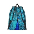 thumbnail image 2 of Yiaed Beautiful Blue Peacock Print Backpack, Premium Laptop Backpack, Travel Backpack for Women, Lightweight Backpacks, Comfortable Back Pack-Small, 2 of 7