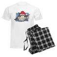 thumbnail image 6 of CafePress - Christmas Shark Pajamas - Men's Light Loose Fit Cotton Pajama Set, 6 of 7
