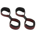 thumbnail image 4 of AMLESO Weight Lifting Straps Weightlifting Wrist Straps Hand Grip Men Women Gym Wrist Wraps for Bodybuilding Weightlifting Equipment M, 4 of 9