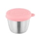thumbnail image 2 of Taza de acero inoxidable 304 con tapa de cinta adhesiva, disponible en stock, olla portátil para condimentos y salsas para exteriores., 2 of 5