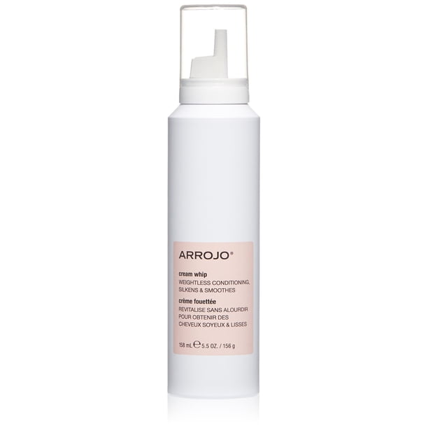 ARROJO Cream Whip - 5.5 Fl Oz - Crema acondicionadora para peinar el cabello ondulado o seco, sin sulfato ni cloruro de sodio, antioxidante e hidratante