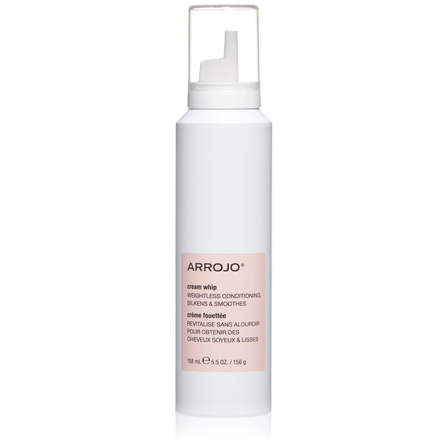 ARROJO Cream Whip - 5.5 Fl Oz - Crema acondicionadora para peinar el cabello ondulado o seco, sin sulfato ni cloruro de sodio, antioxidante e hidratante
