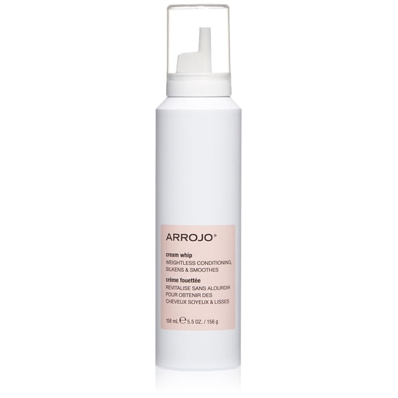 ARROJO Cream Whip - 5.5 Fl Oz - Crema acondicionadora para peinar el cabello ondulado o seco, sin sulfato ni cloruro de sodio, antioxidante e hidratante