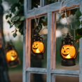 thumbnail image 2 of Linterna de Halloween, linterna Jack O portátil de mano, linterna Jack O retro, lindas decoraciones de Halloween, linterna Jack O alimentada por batería. (durante 72 horas/pieza) JAMW Sencillez, 2 of 5