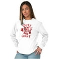 thumbnail image 3 of You're Bacon Me Crazy Meat Lover Long Sleeve TShirt Men Women Brisco Brands L, 3 of 6