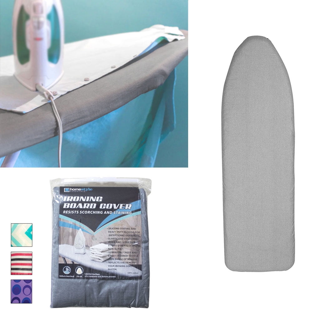 1 x Ironing Board Cover Pad Scorch Heat Resistant Silicone Coated Standard 54"