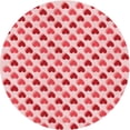 thumbnail image 1 of Ahgly Company Machine Washable Indoor Round Transitional Deep Rose Pink Area Rugs, 8' Round, 1 of 7