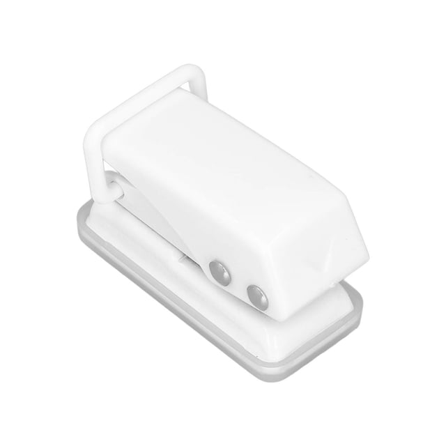 Hole Punch,Hole Punch White Mini Hole Puncher Single Hole Punch Reliable and Durable