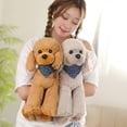 thumbnail image 5 of Muñecas de perro de peluche de simulación Kawaii, juguetes suaves para cachorros, almohada de caniche encantadora, regalo para niñas, 25-40cm, 5 of 5