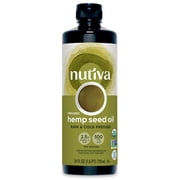 Nutiva Organic, Cold-Pressed, Unrefined Hemp Oil 24-ounces, Non-GMO & Sustainably Farmed
