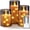 Gray, variant on Flickering Flameless Candles with String Lights, Battery Operated Candles, Embedded String Lights LED Candles, Unbreakable Plexiglass Candle with Remote, Set of 3, Pink