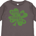 thumbnail image 4 of Inktastic Happy St. Patrick's Day Shamrock in Green Boys or Girls Long Sleeve Toddler T-Shirt, 4 of 5