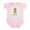 Petal Pink, variant on CafePress - Daddys Little Peanut Infant Bodysuit - Baby Light Bodysuit, Size Newborn - 24 Months