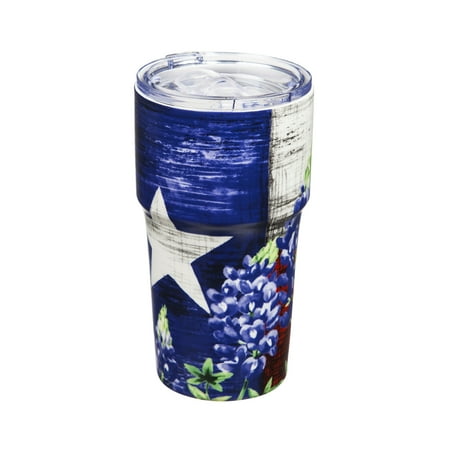 

Cypress Double Wall Ceramic Companion Cup with Tritan Lid 13 OZ Americana Garden