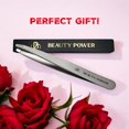 thumbnail image 2 of Pinzas Beauty Power Professional Slant de acero inoxidable alemán, 2 of 8
