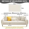 thumbnail image 3 of SHANNA Sofa Covers Soft Corduroy Sectional Couch Covers Nonslip Sofa Slipcover for Dogs Cats Pet Loveseat Recliner Leather L Shaped Sofa, Armrest Backrest Cover, 3 of 12