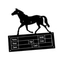 thumbnail image 1 of Placa con nombre para de caballos Letrero para caballos Decoración para de caballos 9,8" x 10,6" Decoración decorativa para el hogar, 1 of 8
