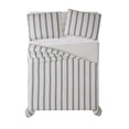 thumbnail image 4 of Truly Soft Millenial Stripe Ivory and Black Polyester 2-Piece Twin XL Quilt Set, stripe themed, for Men and Women, OEKO-TEX Certified Confidence, 4 of 9