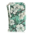 thumbnail image 1 of Case for Samsung Galaxy A73 5G Cover Magnetic 3D Pattern Wallet Flip Case With Strap - Orchid, 1 of 5