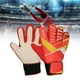 thumbnail image 3 of Guantes de portero de fútbol para adultos, antideslizantes, prácticos, con protección para los dedos. Rojo, 3 of 9