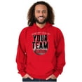 thumbnail image 4 of Your Team Sucks Fantasy Baseball Men's Big & Tall Graphic Hoodie Brisco Brands 2X, 4 of 4